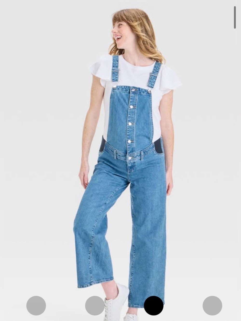 Isabel Maternity by Ingrid & Isabel Sailor Maternity Overalls, Women, 12 Wash